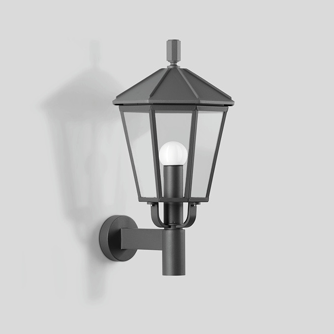 Bega Wandarmatuur, voor binnen- en buiten, grafiet 3000 K