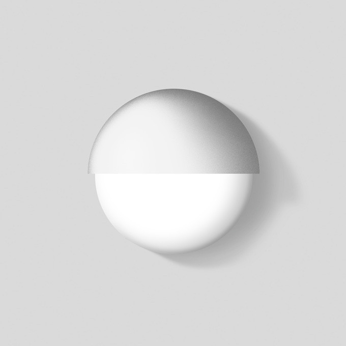 Bega Wandarmatuur, voor binnen- en buiten, wit 3000 K