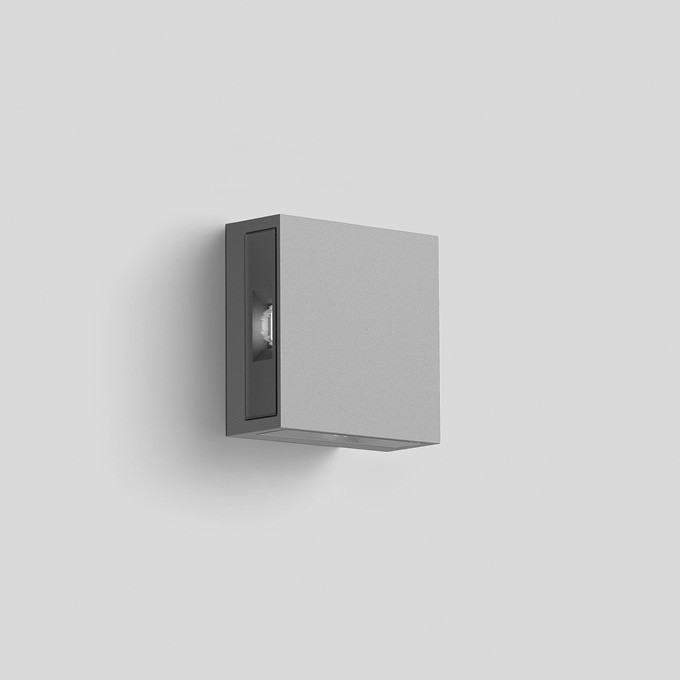 Bega Wandarmatuur, voor binnen- en buiten, zilver 3000 K