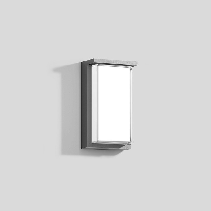 Bega Wandarmatuur, voor binnen- en buiten, zilver 3000 K