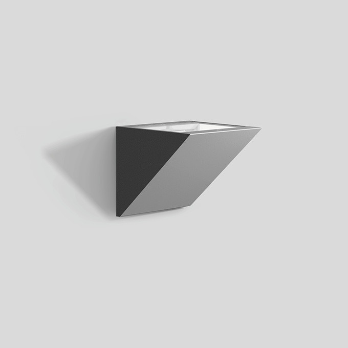 Bega Wandarmatuur, voor binnen- en buiten, zilver 3000 K