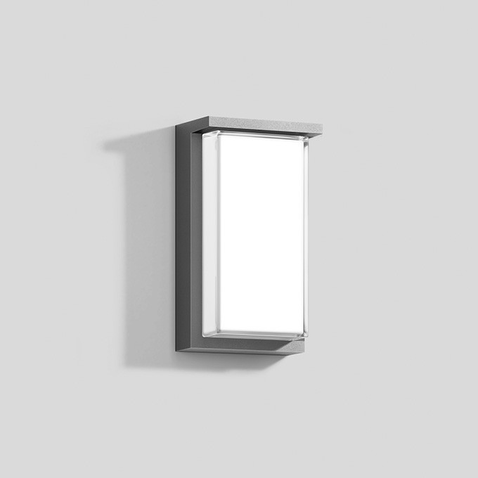 Bega Wandarmatuur, voor binnen- en buiten, zilver 4000 K