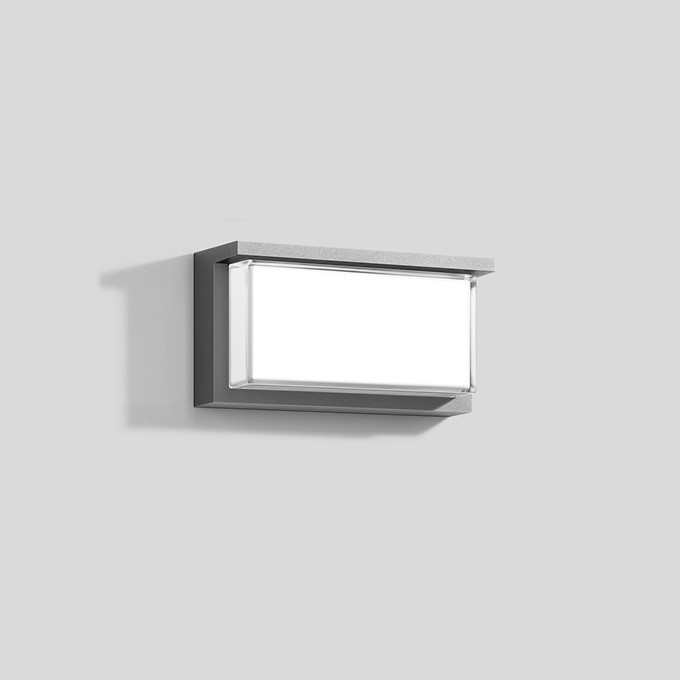 Bega Wandarmatuur, voor binnen- en buiten, zilver 4000 K