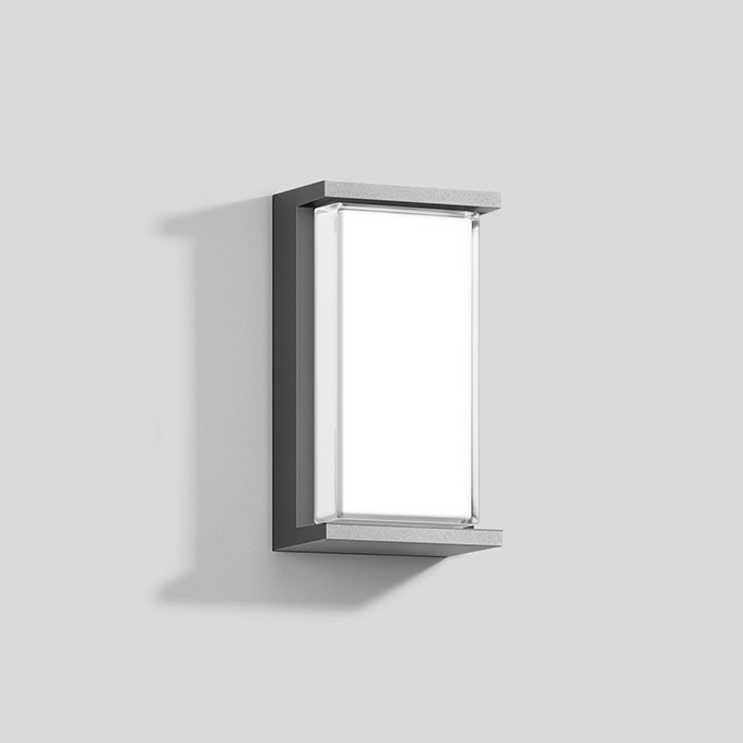 Bega Wandarmatuur, voor binnen- en buiten, zilver 4000 K