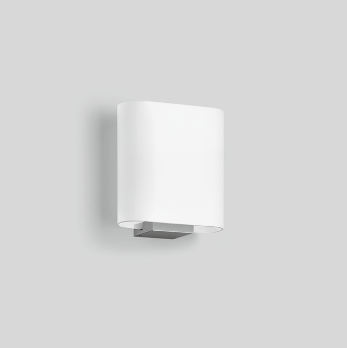 Bega Wandarmatuur, voor binnentoepassing, aluminium mat 3000 K