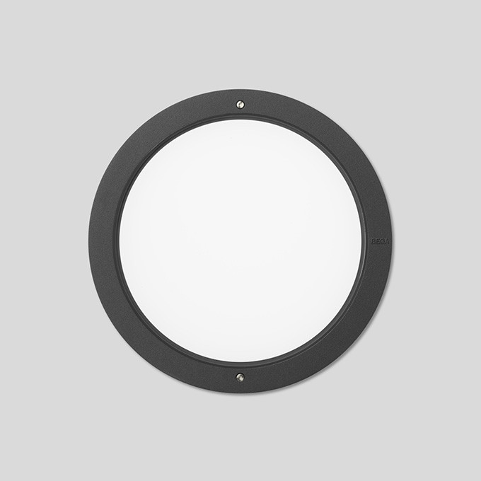 Bega Wandinbouwarmatuur, voor binnen- en buiten, grafiet 3000 K