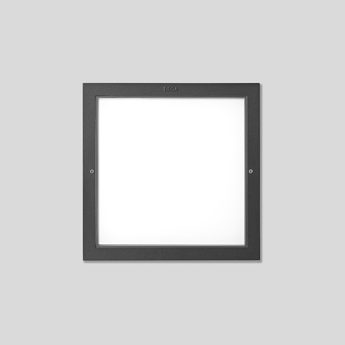 Bega Wandinbouwarmatuur, voor binnen- en buiten, grafiet 3000 K