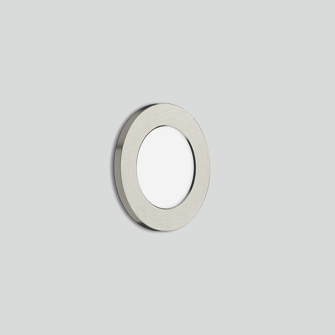 Bega Wandinbouwarmatuur, voor binnentoepassing, edelstaal 3000 K