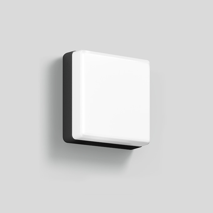 Bega Wandleuchte, FÜR den innen- & außenbereich, grafit 3000 K