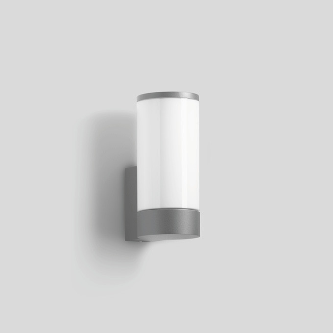 Bega Wandleuchte, FÜR den innen- & außenbereich, silber · 3000 K