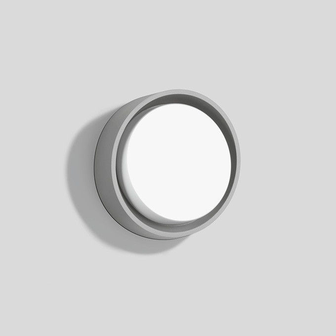 Bega Wandleuchte, FÜR den innen- & außenbereich, silber 3000 K