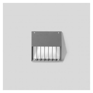 Bega Wandopbouw zilver armatuur led 3000K 11W 753LM 200MM ip65 24220a