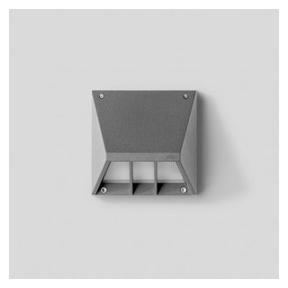 Bega Wandopbouw zilver armatuur led 3000K 19,8W 1749LM 200MM ip65 22256a