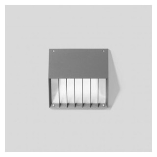 Bega Wandopbouw zilver armatuur led 4000K 17,4W 1431LM 280MM ip65