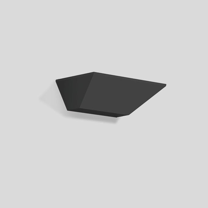 Bega Wandstraler, voor binnentoepassing, fluweelzwaart 4000 K