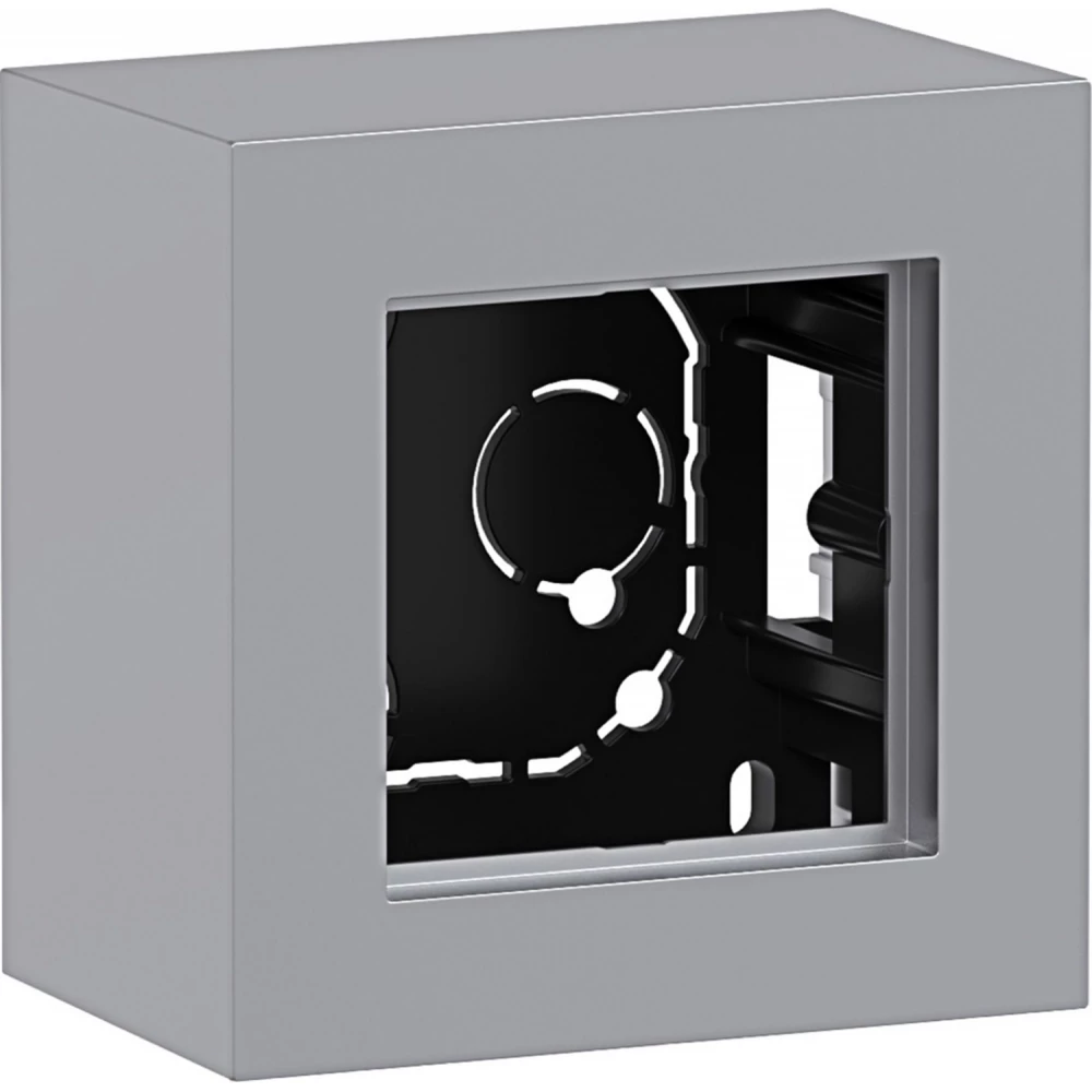 Behuizing, 1-voudig, hoog design, opbouw, A.8, titaan