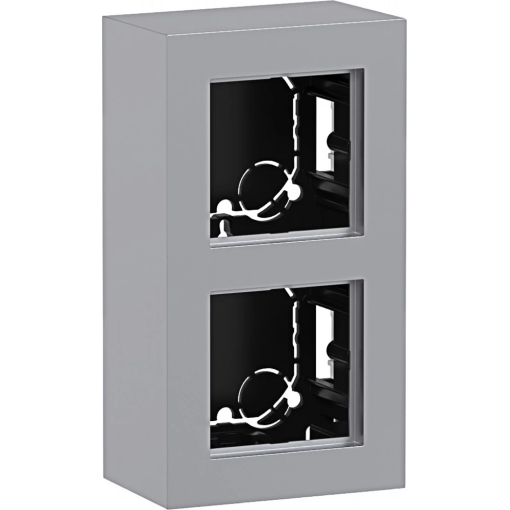 Behuizing, 2-voudig, hoog design, opbouw, A.8, titaan