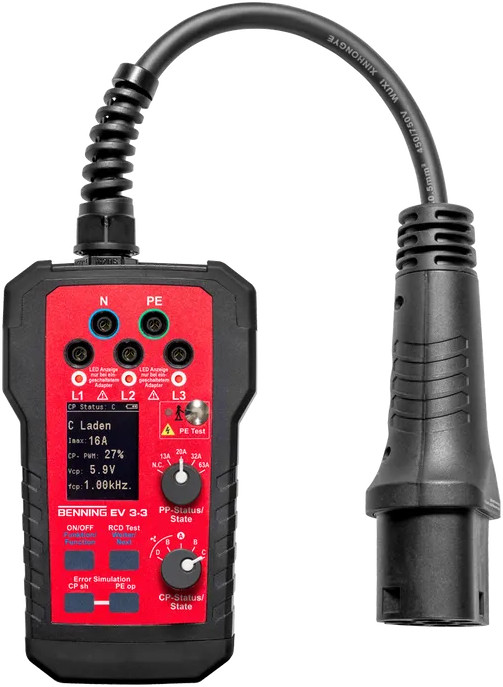 Benning Meet- en testapparatuur Ev 3-3 wallboxtester en meetadapter