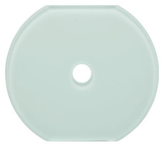 Berker Serie glas afdekraam 1V horizontaal en verticaal wit ip20