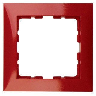 Hager Berker Berker S.1 afdekraam 1V rood ip20
