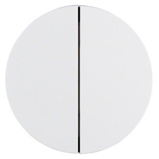 Hager Berker R.1/R.3/R.8 tastafdekking 2-voudig polarwit glanzend