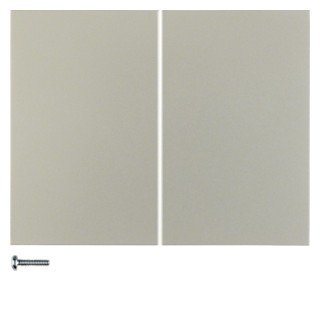 Hager Berker Berker Berker.net, KNX-RF drukknop 2-voudig, K.5 edelstaal