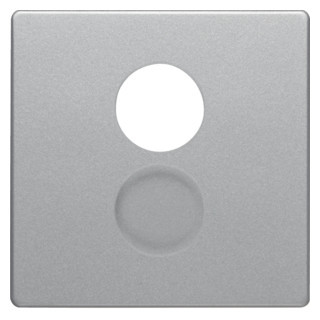 Berker Q.1/Q.3 onderdeel/centraalplaat luidsprekeraansluiting centraalplaat kunststof aluminium