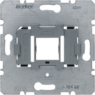 Berker Onderdeel/centraalplaat modular-jack basiselement grijs