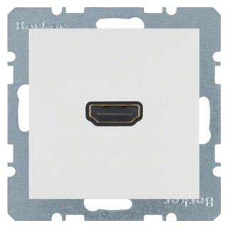 Hager Berker High definition wandcontactdoos met 90?-aansluiting berker S.1/B.1/B.