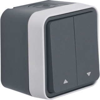 Berker Jaloezie-serieschakelaar + behuizing wip 1P ip55