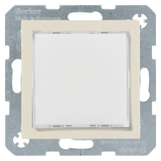 Berker S.1/B.3/B.7 module lichtsignaaleenheid led basiselement met centrale afdekplaat 230V inbouw wit wit ip20
