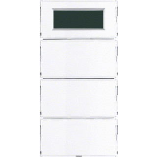 Berker Tastsensor 3-voudig met RTR display ber ker S.1/B.1/B.3/B.7 glas