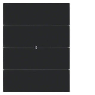 Hager Berker Berker Tastsensor 4V comfort, B.iq glas zwart