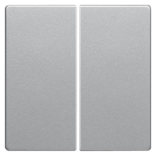 Berker Q.1/Q.3 tweedelige wip aan-/uit-schakelaar aluminium