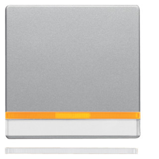 Berker Q.1/Q.3 enkele wip aan-/uit-schakelaar aluminium