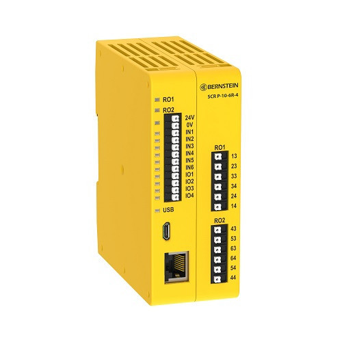Bernstein Programmeerbaar veiligheidsrelais Programmeerbaar Veiligheidsrelais SCR P-10-6R-4