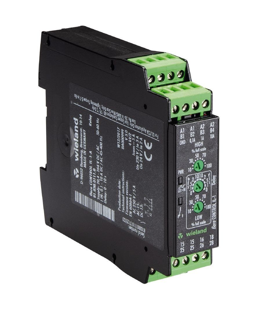 Wieland RELAIS Bewakingsrelais Flare control ul-1-A