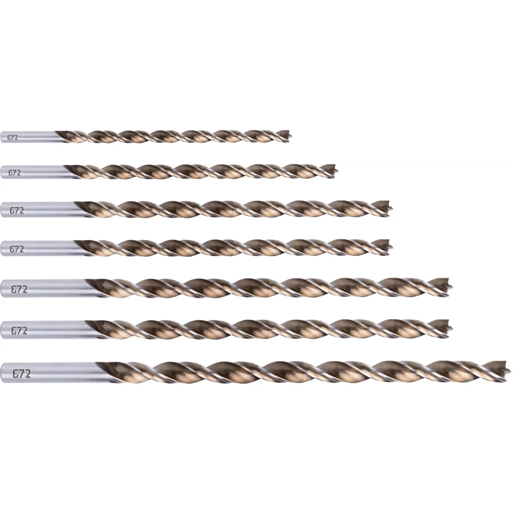 Bizline Borenset houtboren HSS 8-delig