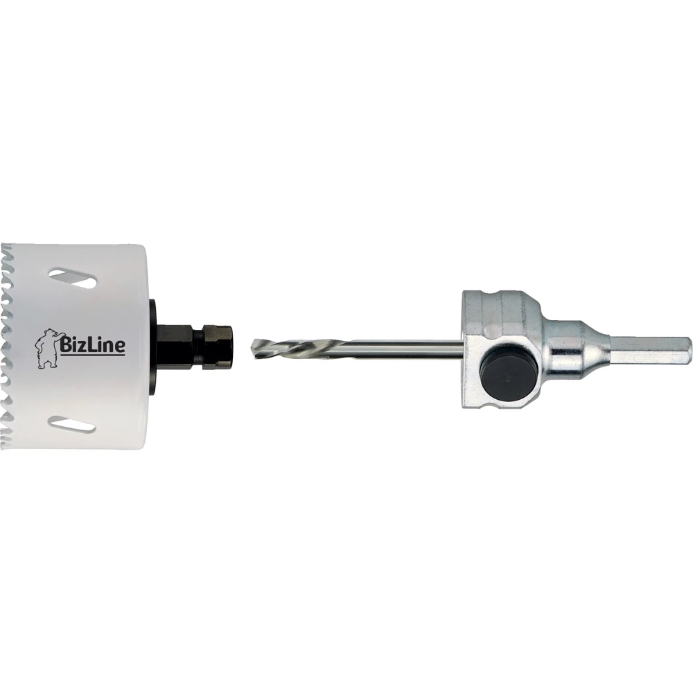 Bizline Gatzaag set bi-métal clic ii Ø67MM met zeskantige schacht en HSS centreerboor