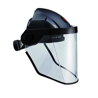 Bizline Gelaatsscherm opklapbaar gemonteerd op hoofdband