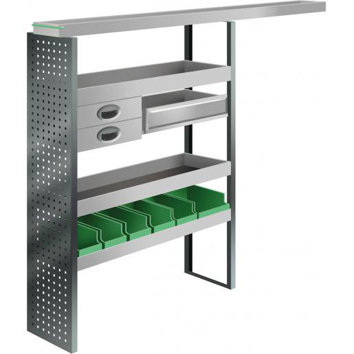 Bizline Kit flex met goot bedrijfswagen 1268x1505x300