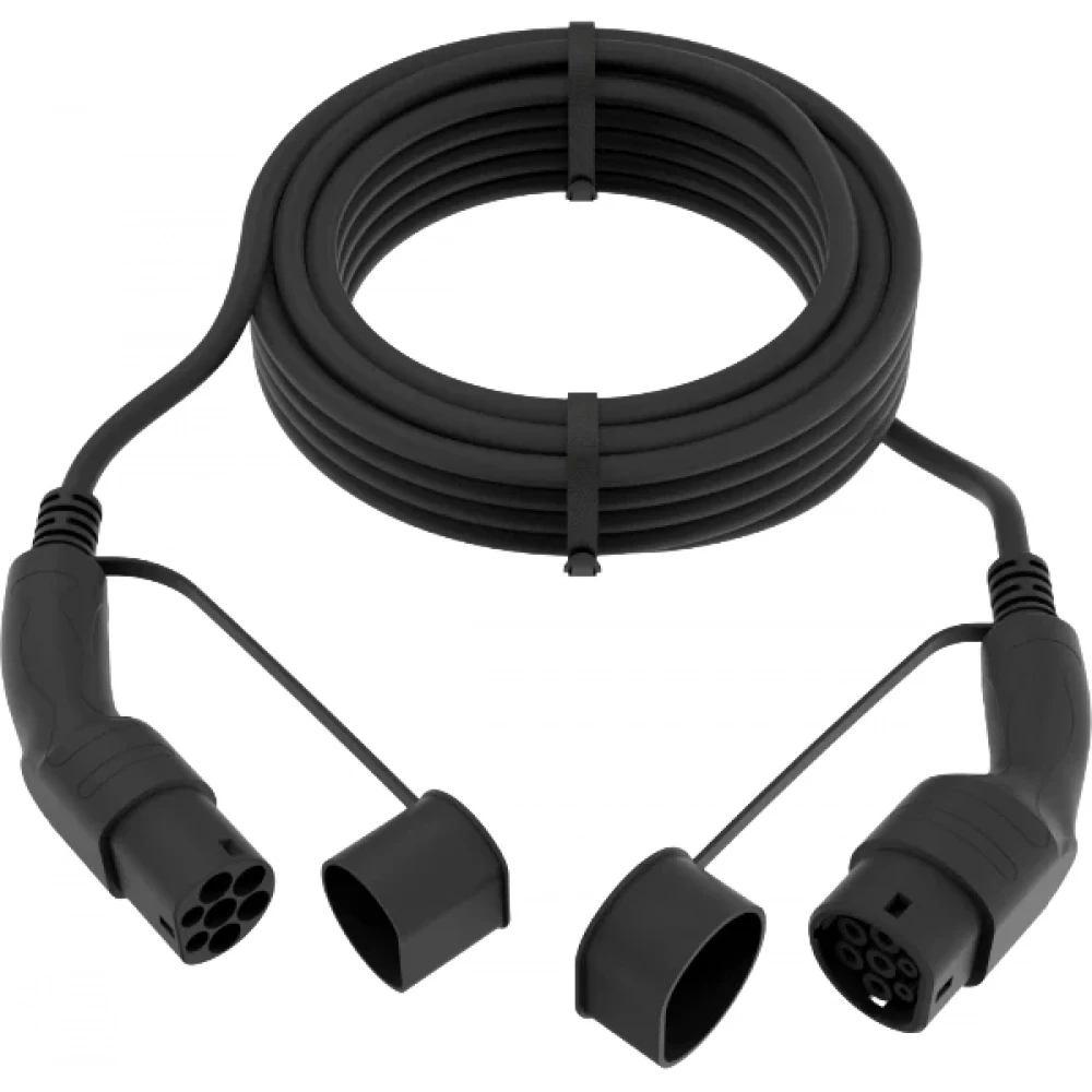 Bizline Laadkabel T2 / T2 mode 3 20a/480 V zwart 10M