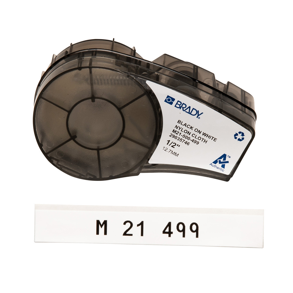 Brady B25CA125A593B05 Tape Uit nylonweefsel voor M211; M210; BMP21-plus; BMP21
