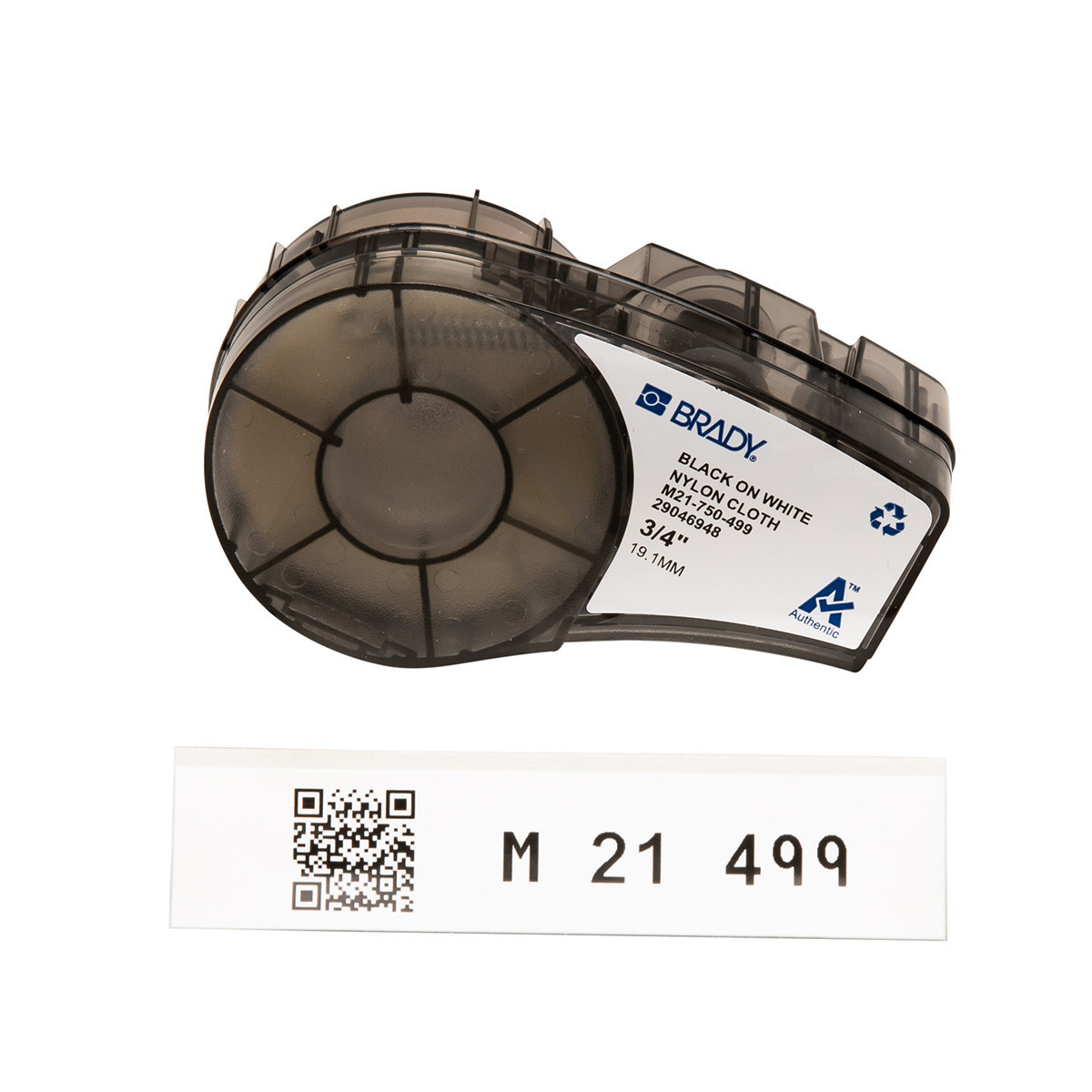 Brady B25CA125A593B05 Tape Uit nylonweefsel voor M211; M210; BMP21-plus; BMP21