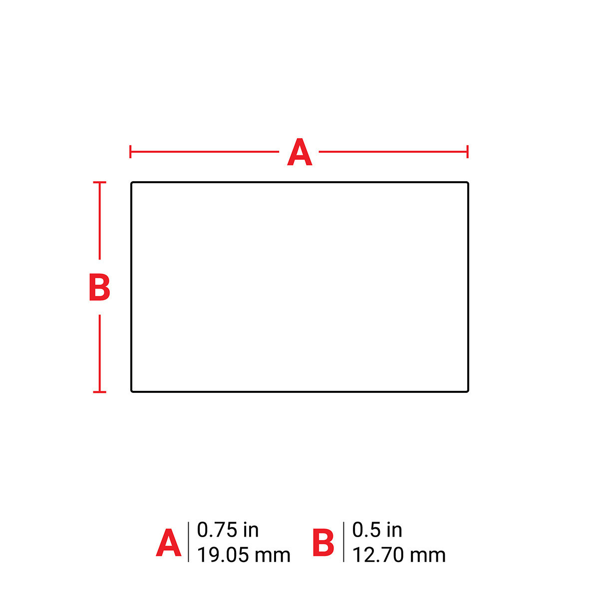 Brady B41EA188A976B05 Labels Uit nylonweefsel voor M210 en M211 draagbare labelprinters