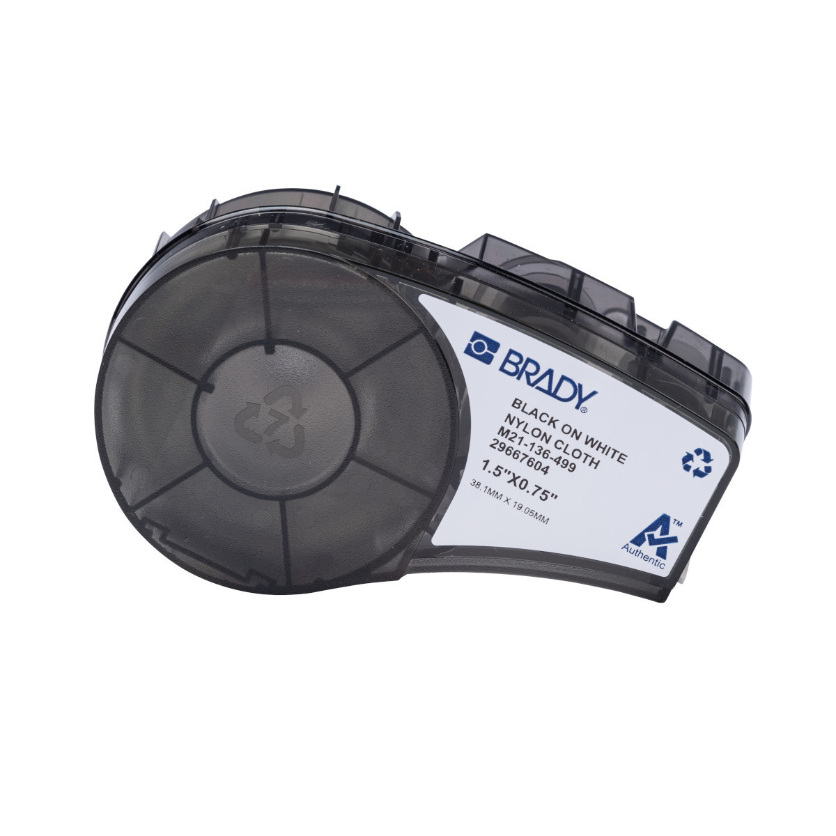 Brady B41EA188A976B05 Labels Uit nylonweefsel voor M210 en M211 draagbare labelprinters
