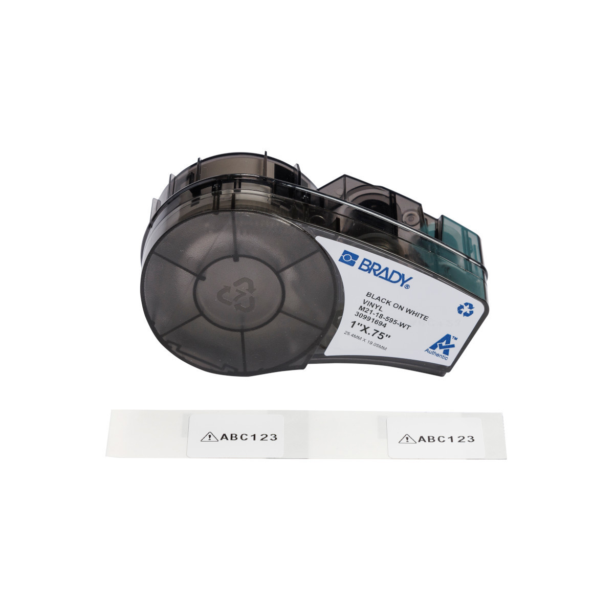 Brady B41EA188A976B05 M210 M211 vinyllabels voor alle weersomstandigheden 19,05 X 25,40 MM
