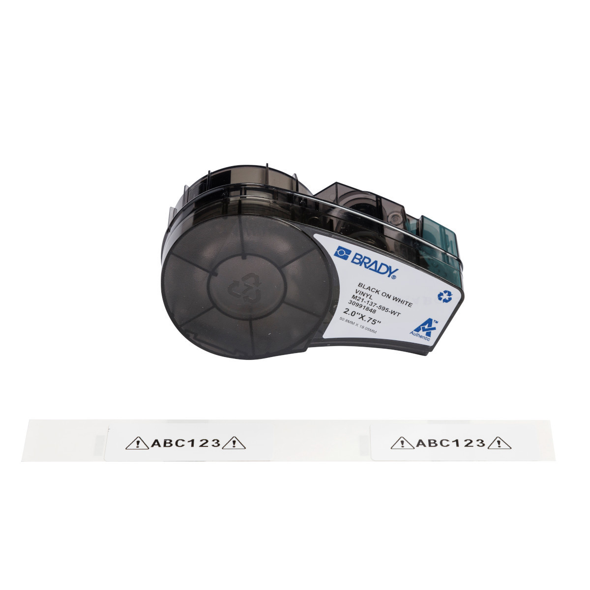 Brady B41EA188A976B05 M210 M211 vinyllabels voor alle weersomstandigheden 19,05 X 50,80 MM