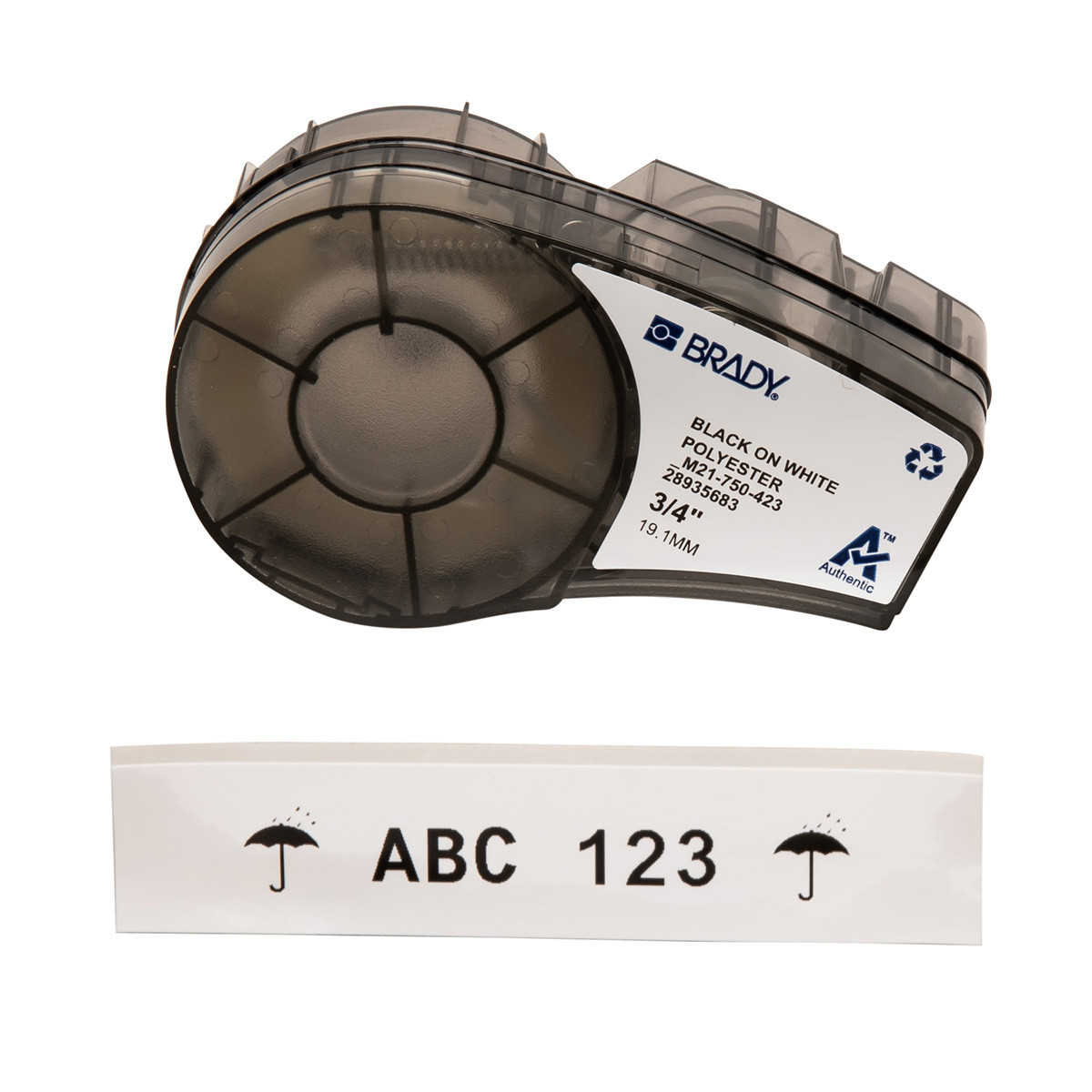Brady B42EA198C641B05 Polyestertape Voor M211; M210; BMP21-plus; BMP21-lab; BMP21
