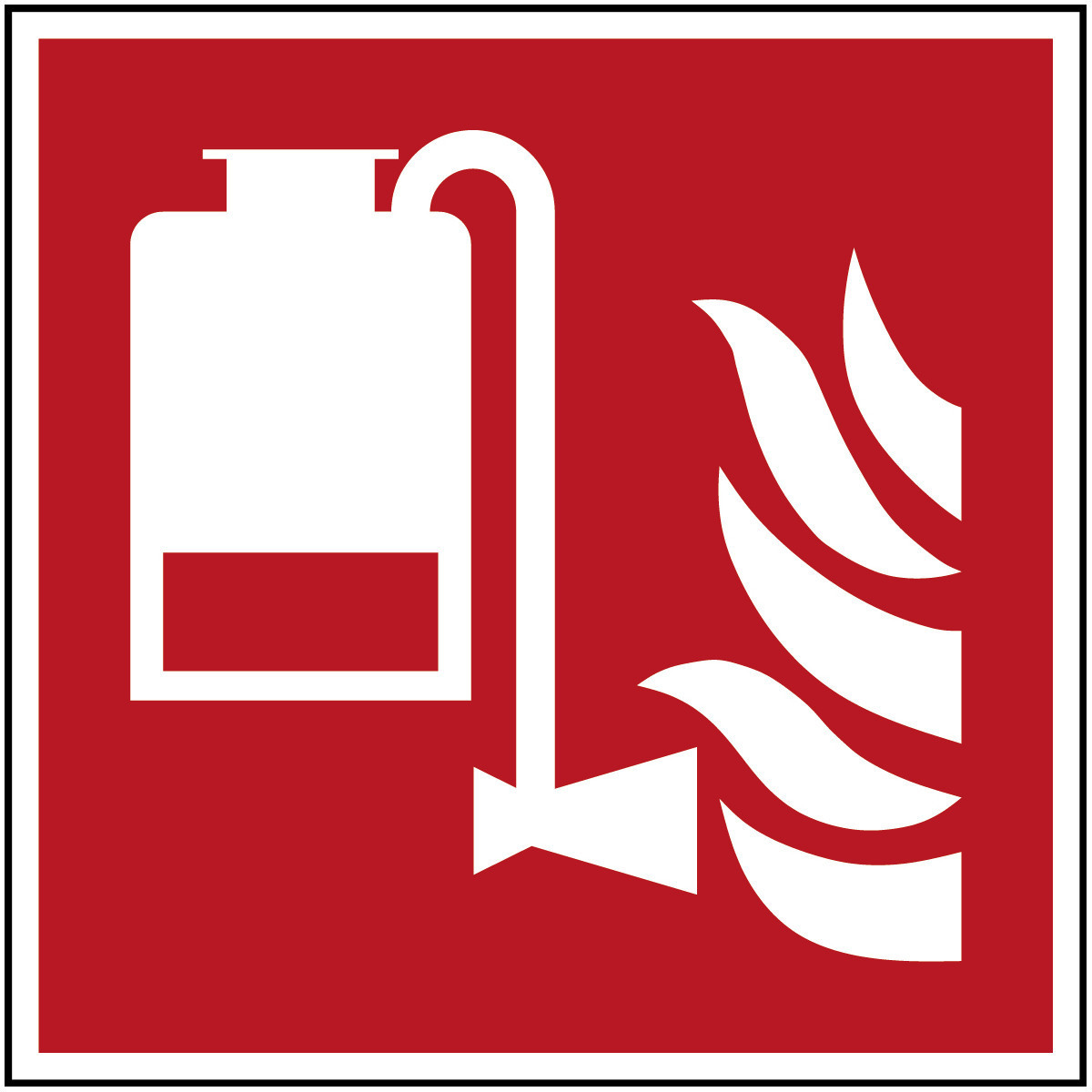 Brady B86HA408B726 Draagbare Schuimblusser – iso 7010